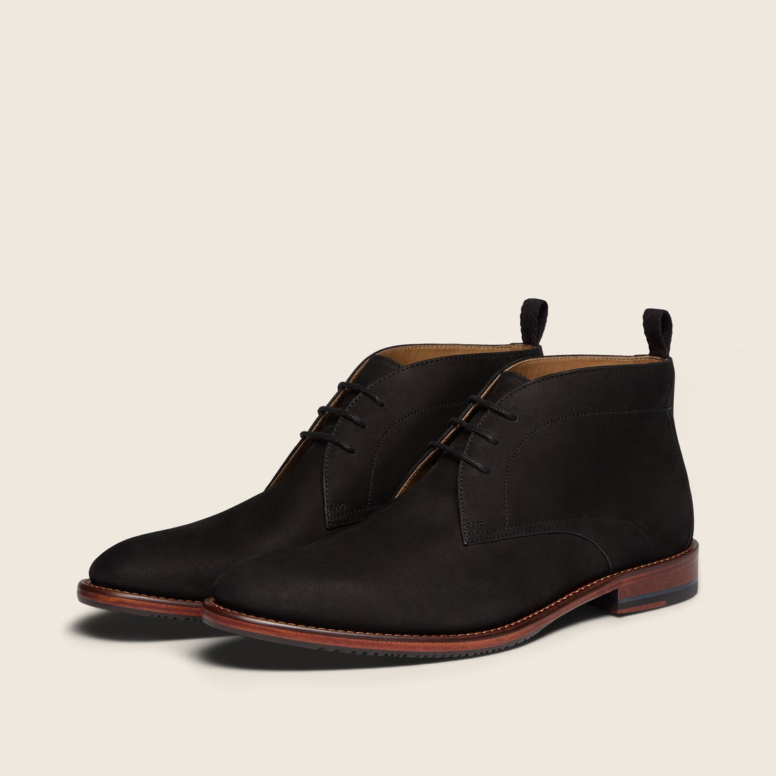 Farleton Black Nubuck