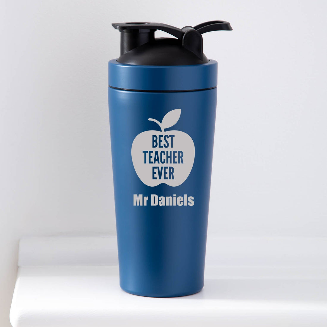 Personalised Best Teacher Ever Protein Shaker Bottle