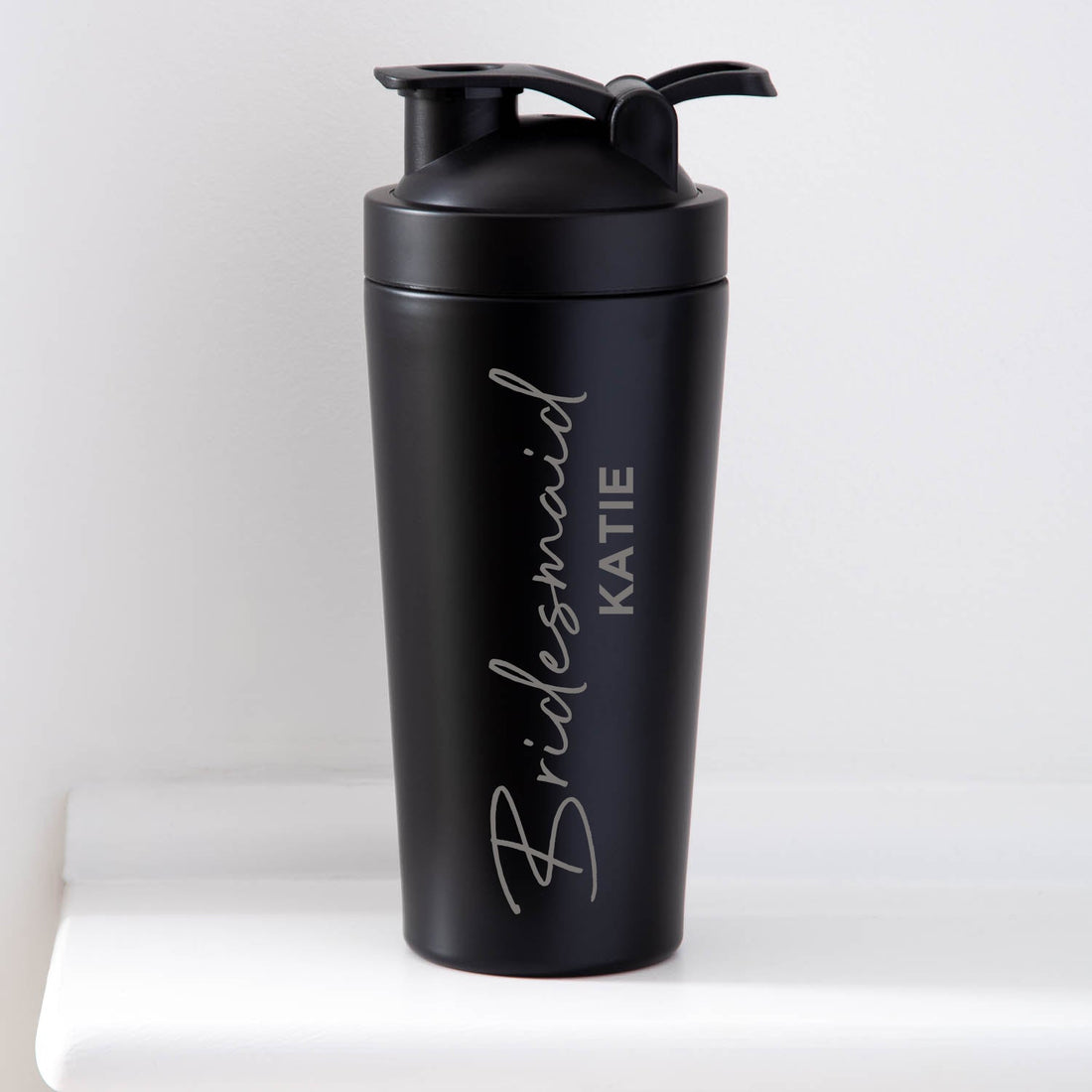 Personalised Bridesmaid Wedding Protein Shaker Bottle