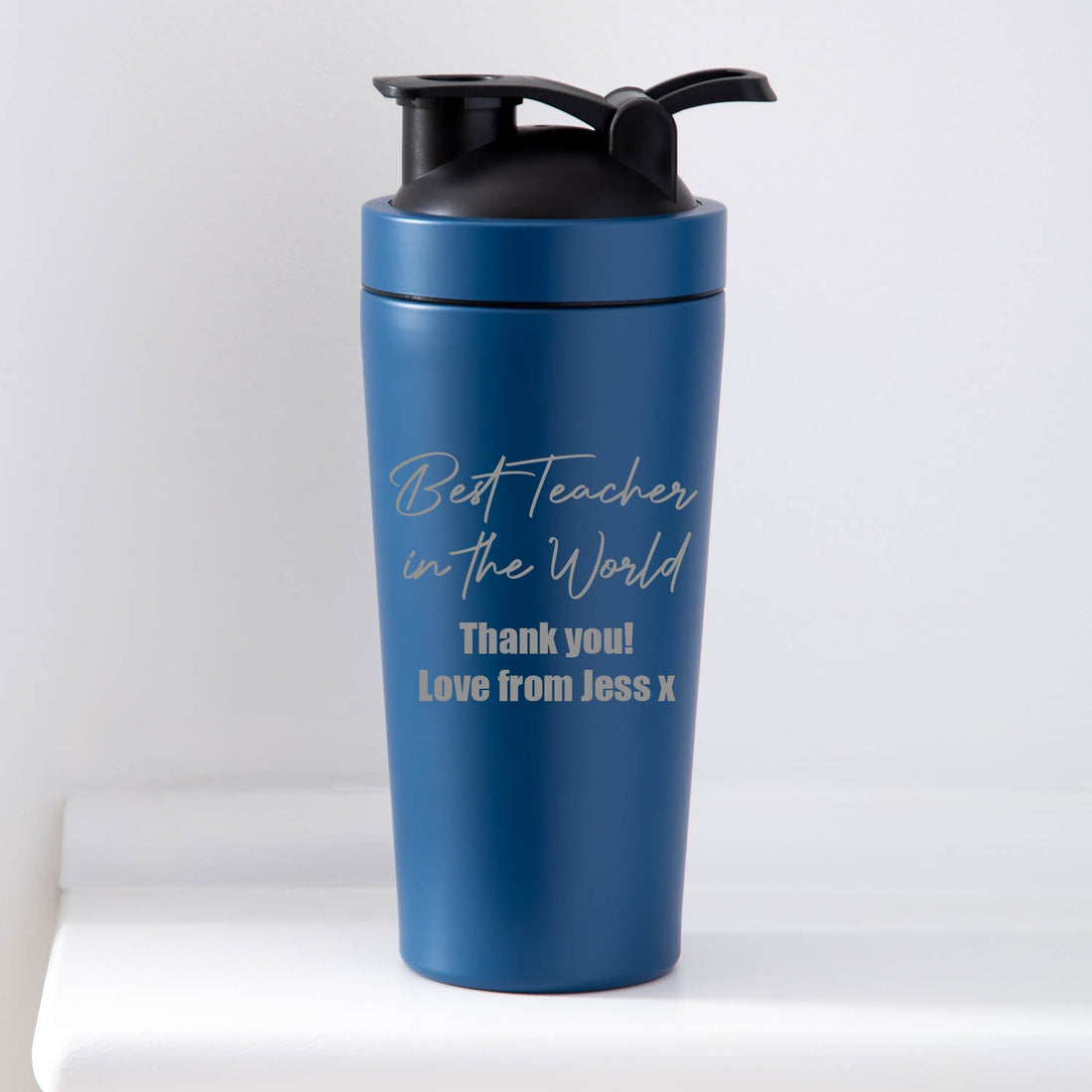 Personalised Best Teacher in the World Protein Shaker Bottle