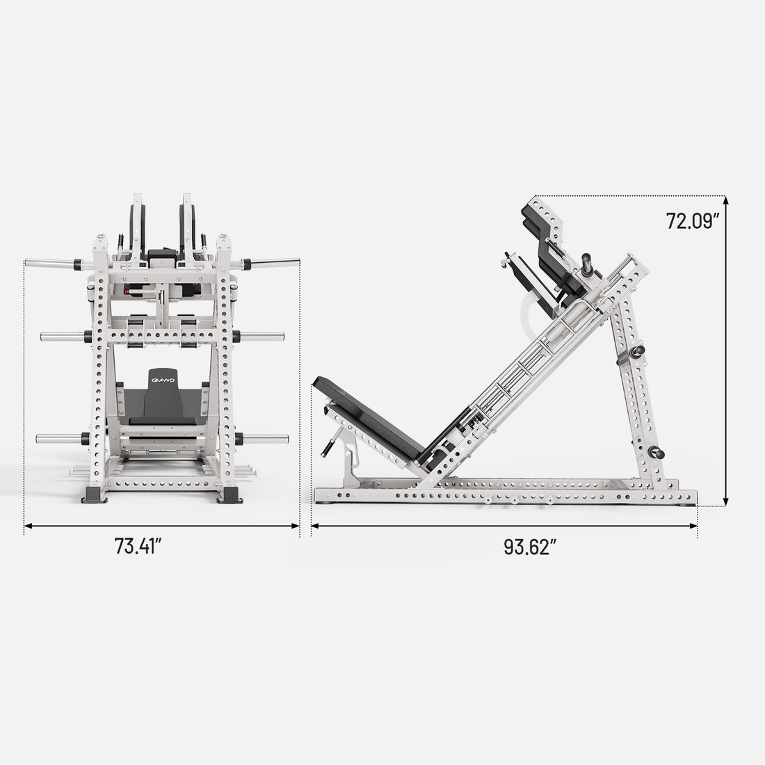 Ascent DD12 Leg Press and Hack Squat Machine